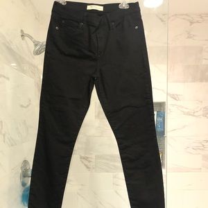 Gap black skinny jeans
